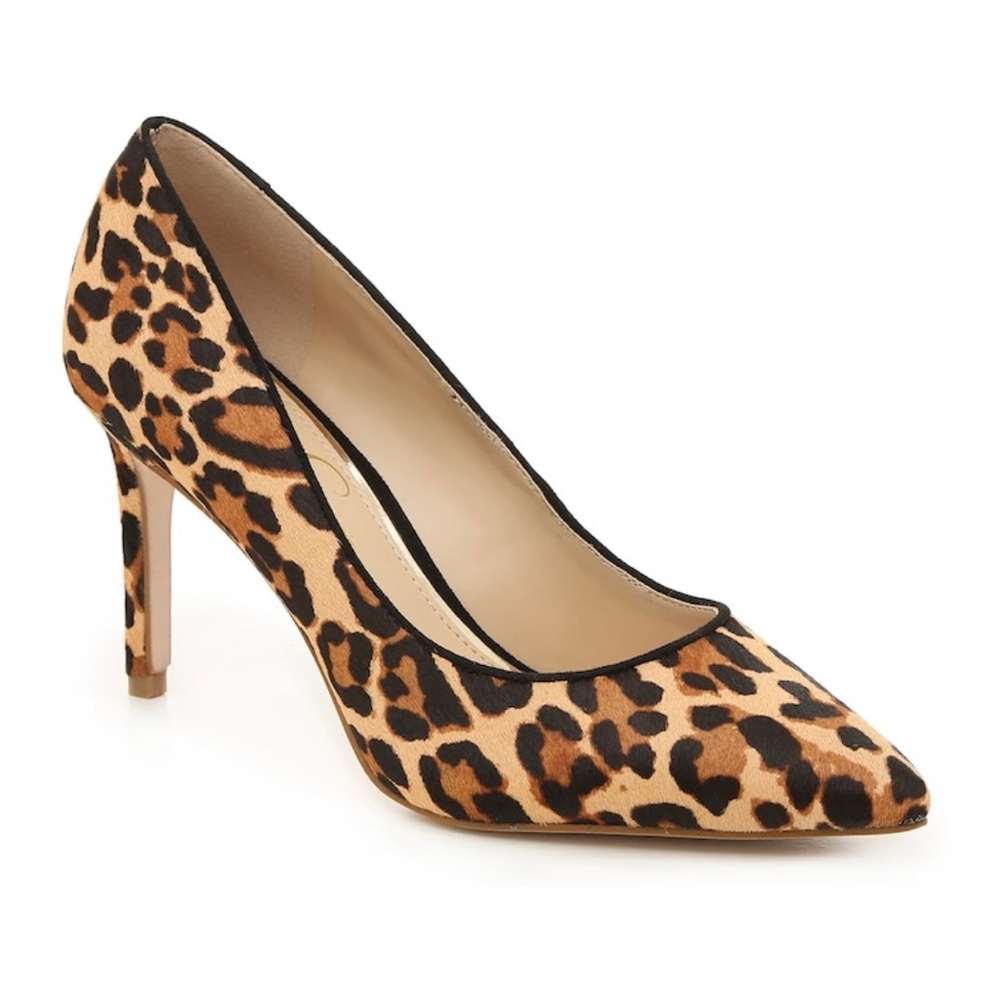 Jessica Simpson Leopard Print Heels Size 7 NIB